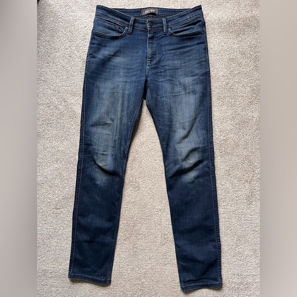 Mens DUER Slim Fit Denim Jeans 33x34 Dark Wash - Picture 1 of 11